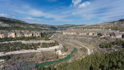 Huecar gorge in Cuenca. Spain