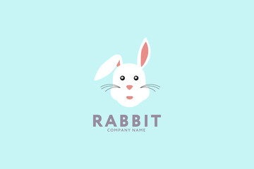 rabbit logo. logo design