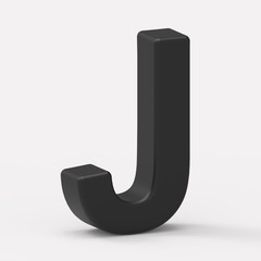 left black letter J