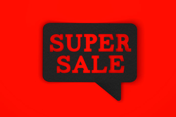 Black sale speech bubble discount label