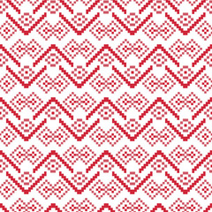 Seamless winter pattern geometry