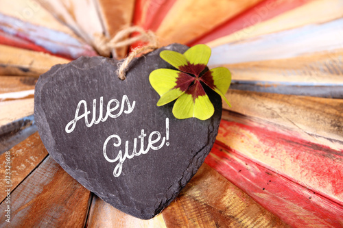 &quot;alles gute herz mit kleeblatt&quot; Stockfotos und lizenzfreie Bilder auf