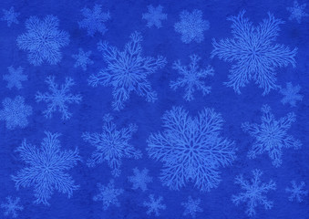 Fototapeta na wymiar Grunge Christmas background with snowflakes