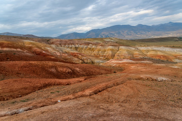 mountains steppe desert color