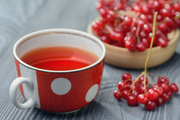Tea with Viburnum