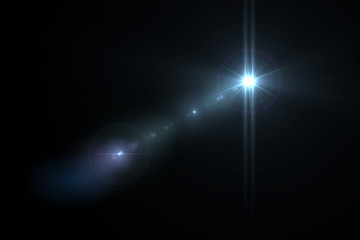 Lens flare effect