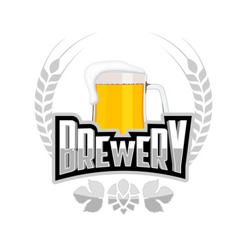 Brewery logo emblem