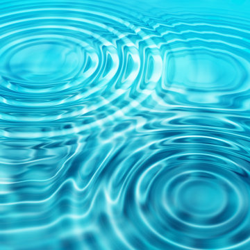 Abstract background with concentric water ripples