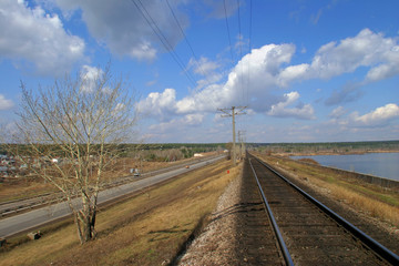 rail and by road