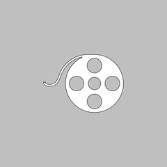 Film reel computer symbol