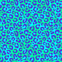 Fototapeta premium Seamless leopard pattern. Vector.