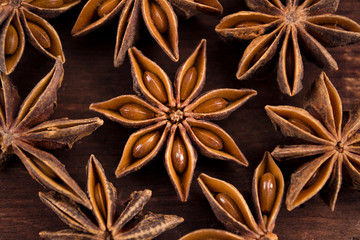 Background from anise