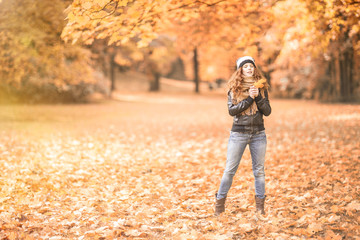 Natur Spaziergang im Herbst