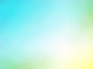 Abstract gradient yellow teal blue colored blurred background