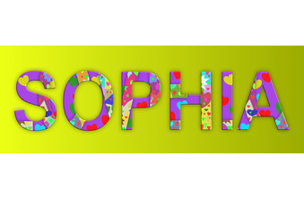 Vorname Sophia, Grafik 