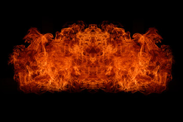 Obraz na płótnie Canvas Flame explosion