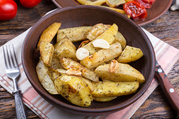 baked potato on a plate