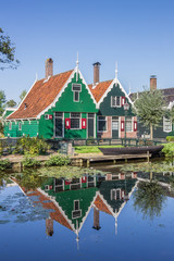 Fototapeta na wymiar Little dutch houses of Zaanse Schans