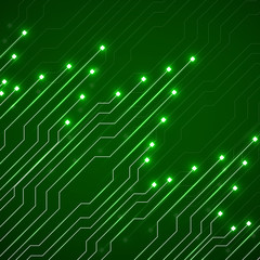 Abstract circuit board, technology background, vector illustration