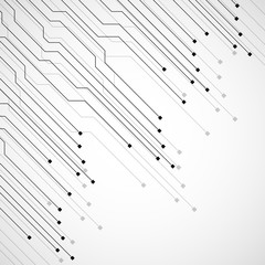 Abstract circuit board, technology background, vector illustration