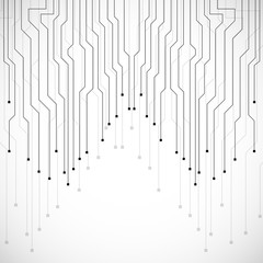 Abstract circuit board, technology background, vector illustration