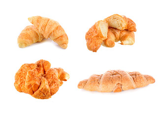 Croissant isolated on white background