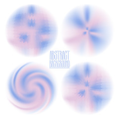 Vector collection of abstract circle