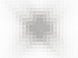 Grey blurred cross with a repeating pattern in the form of a fractal