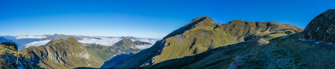 Panorama von Hochsträss (Hasliberg)