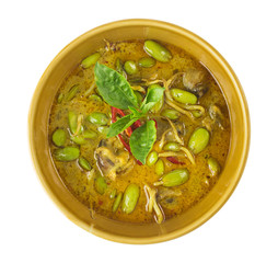 Thai curry - Curry with Parkia timoriana and chicken
