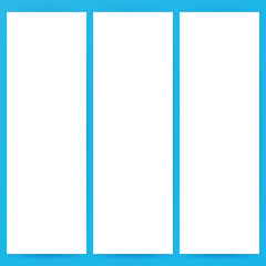 Three Empty Flyer Mockup Template