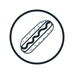 hot dog icon