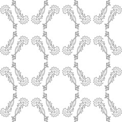 Vector seamless decorative pattern. elements for design.
