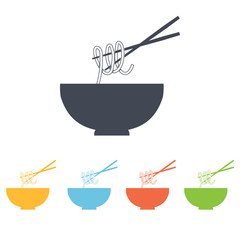 Thai noodles icon