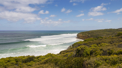 Fototapeta na wymiar Küstenlandschaft bei Torquay in Victoria, Australien