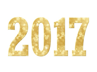 2017 in gold bokeh figures