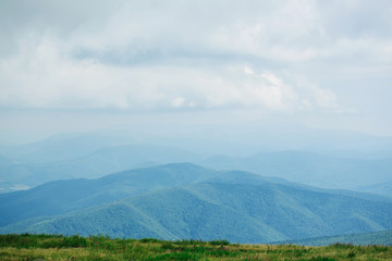 Beautiful mountain peaks