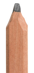 Carpenter's woodworking pencil on white