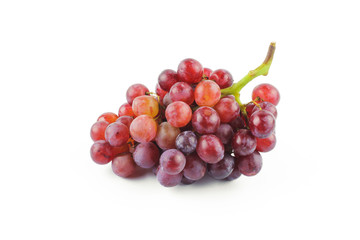 red grape isolated on white