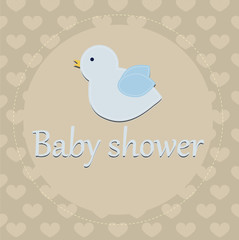 cute baby background for greeting or invitation. 