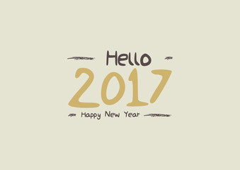 Check new year 2017 - background