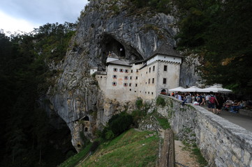 Castle Predjama built inside the mountain, Slovenia