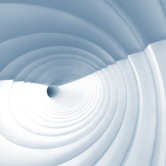 Abstract digital tunnel background 3d