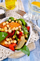 Salad of roasted vegetables