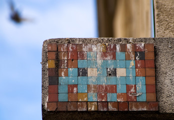 Invader - PA_270 - shitty Space Invader with flying rat