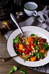 Salad of roasted vegetables
