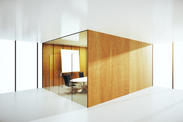 Abstract conference room