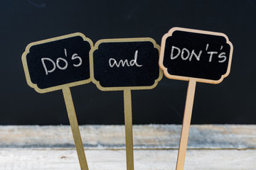 Business message DO'S and DON'T'S