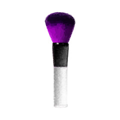make up brush polygon