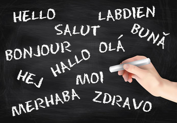 Fototapeta premium The word 